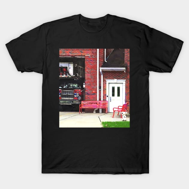 Station 17 Firehouse T-Shirt by SusanSavad